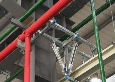 铁山港该抗震支架的整体式支吊架结构协调性好
